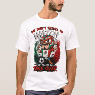 T-shirt de fan de football mexicain Luchador Take