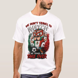 T-shirt de fan de football mexicain Luchador Take