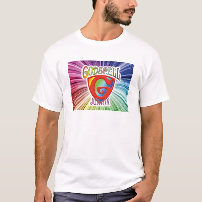 T-shirt de fantaisie de logo de "Jr. de Godspell" (Devant)