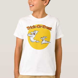T-shirt de fantôme et de chien de fantôme