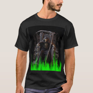 T-shirt de faucheuse de planche à roulettes de SJ