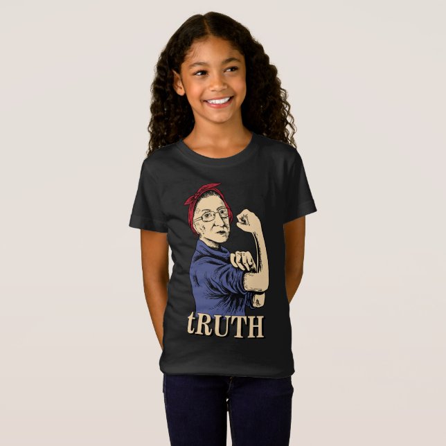 T-shirt de féministe de court suprême de RBG Ruth (Devant entier)