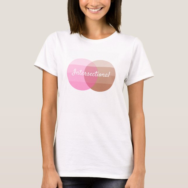 T-shirt de féministe d'Intersectional (Devant)