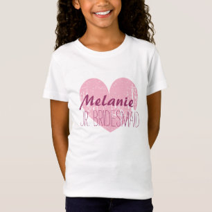 T-shirt de femme de ménage junior personnalisée po