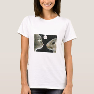T-shirt de femmes du chat 413