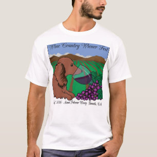 T-shirt de Fest de saucisse de pays de vin 2016