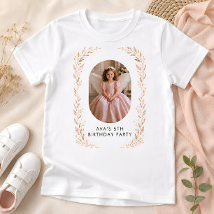 T-Shirt de fête d'anniversaire pour princesse ange
