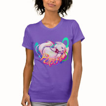 T-shirt de fille de couple pourri
