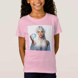 T-shirt de fille; personnage de fantaisie