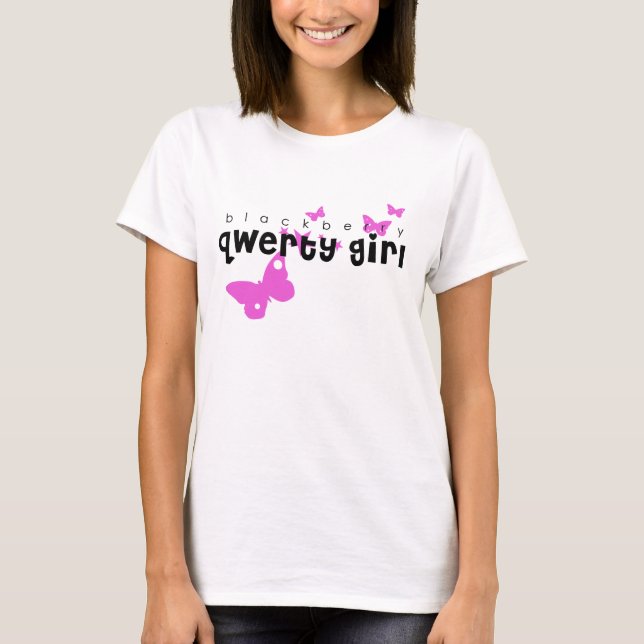 T-shirt "de FILLE QWERTY" de Blackberry (Devant)