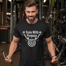 T-Shirt de Fitness Motivationnel – S'entraîner ave