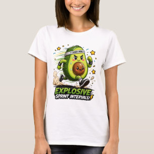 T-shirt de fitness pour coureur cardio en mode spr