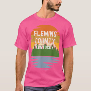 T-shirt De Fleming Comté Kentucky Vintage Sunset Cadeau