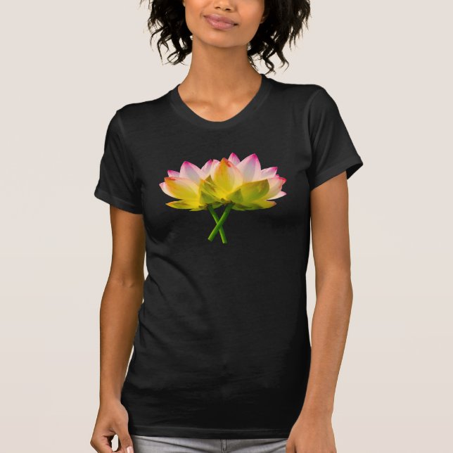 T-shirt de fleur de Lotus (Devant)