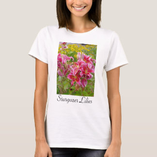 T-shirt de fleurs de lis d'astronome