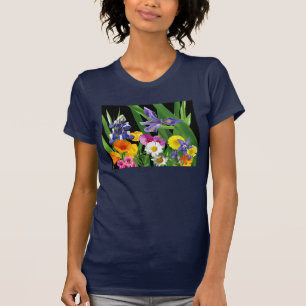 T-shirt de fleurs sauvages