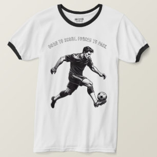 T-shirt de football drôle et motivant