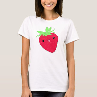 T-shirt de fraise de Kawaii