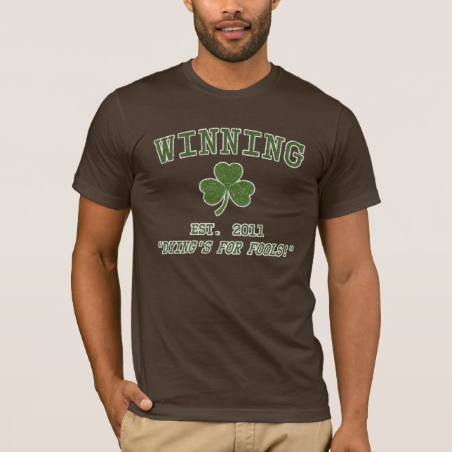 T-shirt de gain de Sheen d'Irlandais (Devant)