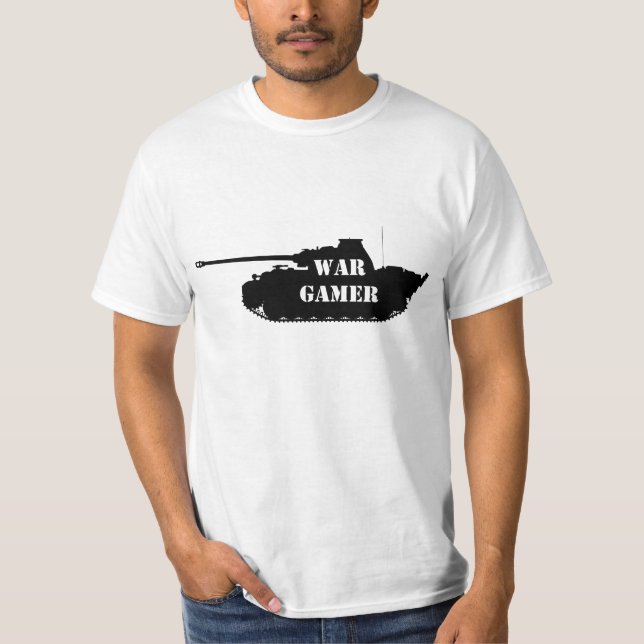 T-shirt de Gamer de guerre de panthère de Panzer V (Devant)