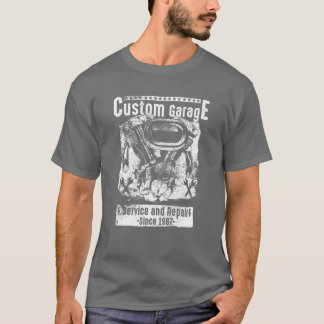 T-shirt de garage personnalisé