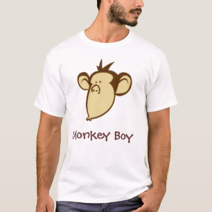 T-shirt de garçon de singe