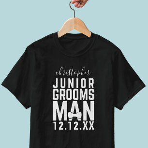 T-Shirt de garçon d'honneur junior pour mariage