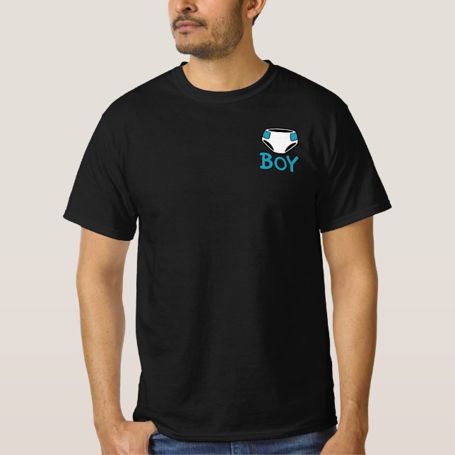 T-shirt de garçon DIAPER (Devant)