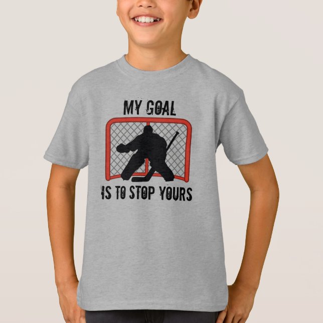T-shirt de gardien de but de hockey sur glace pour (Devant)