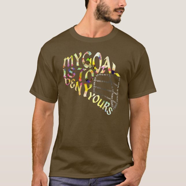 T-shirt de gardien de but de lacrosse avec la (Devant)