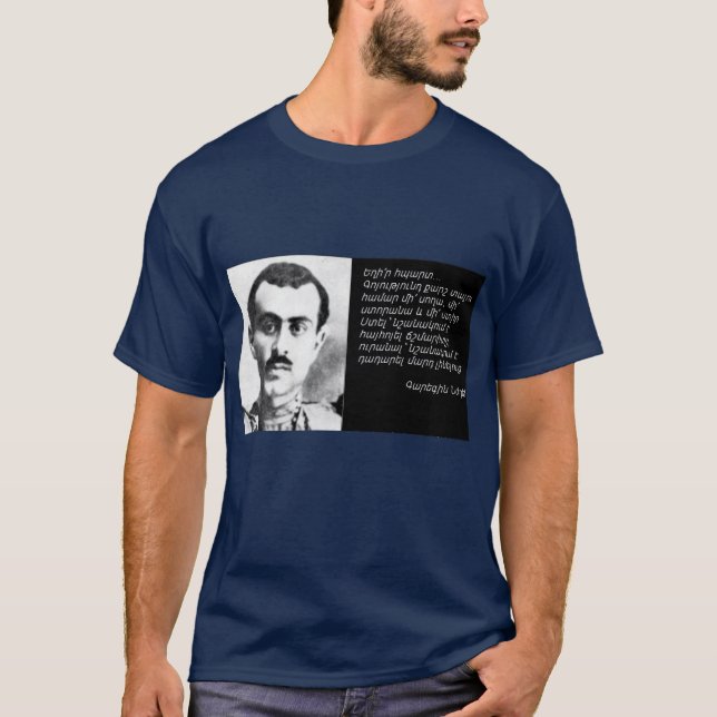 T-shirt de Garegin Nzhdeh (Devant)