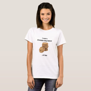 T-shirt de gâteau aux pépites de chocolat