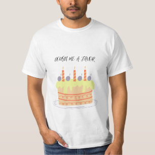 T-SHIRT DE GÂTEAU D'ANNIVERSAIRE