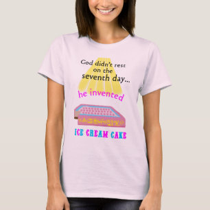 T-shirt de gâteau de glace