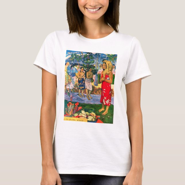 T-shirt de Gauguin Ia Orana Maria (Devant)