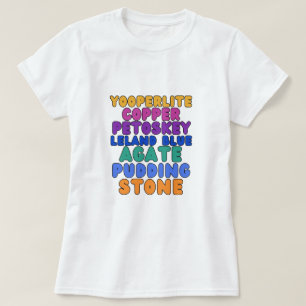 T-shirt de géologue amateur du Michigan 