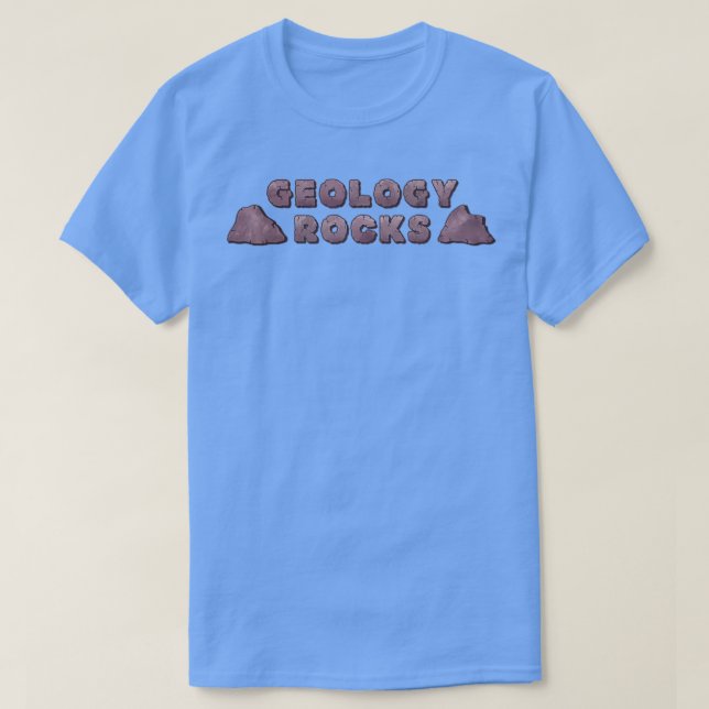 T-shirt de GEOLOGY ROCKS conception autocollant (Design devant)