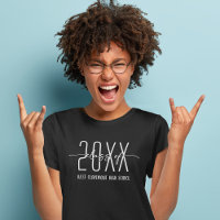 T-shirt de graduation moderne