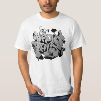 T-SHIRT DE GRAFFITI D'ARTISTE DE BRONX PAR ZIMAD