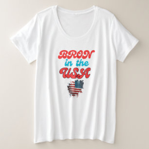 T-shirt de grande taille pour femmes