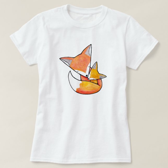 T-shirt de graphique de Fox de bébé d'enfant de (Design devant)