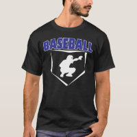 T-shirt de graphique de receveurs de base-ball
