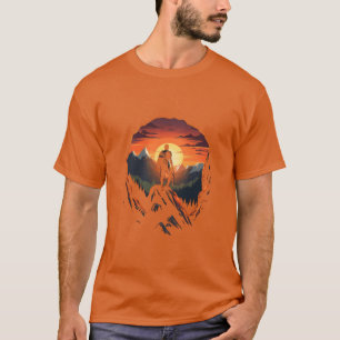 T-shirt de grimpeur de montagne d'escalade de roch