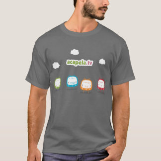 T-shirt de gris d'acapela.tv