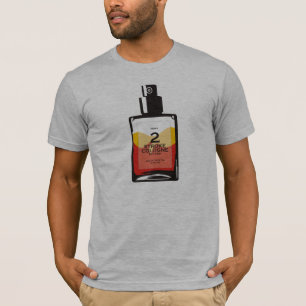T-shirt de gris de Cologne" Heather de "2 courses