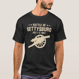 T-shirt de guerre civile de Gettysburg 1