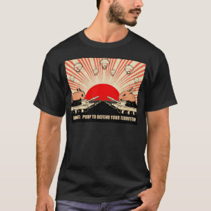 T-shirt de guerre de dunette de lapin