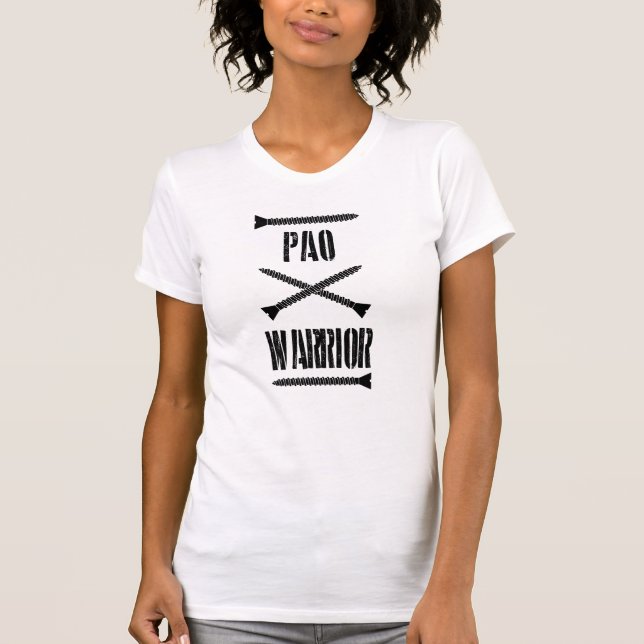 T-shirt de guerrier de PAO (Devant)