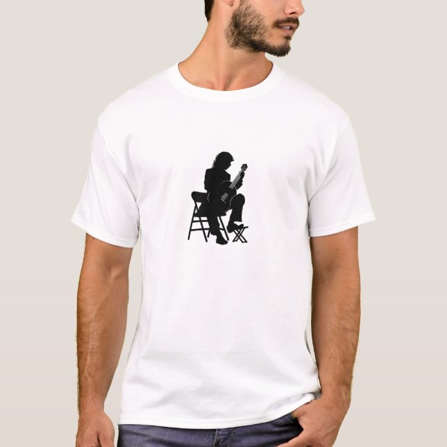 T-shirt de guitare de flamenco (Devant)