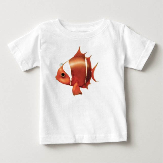 T-shirt de Guppie de poisson rouge (Devant)